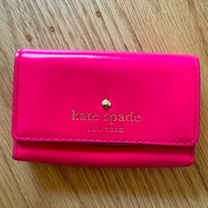 Pink coach wallet or business card holder